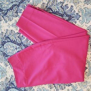 Hot Pink Stretchy Ankle Pants by Investments